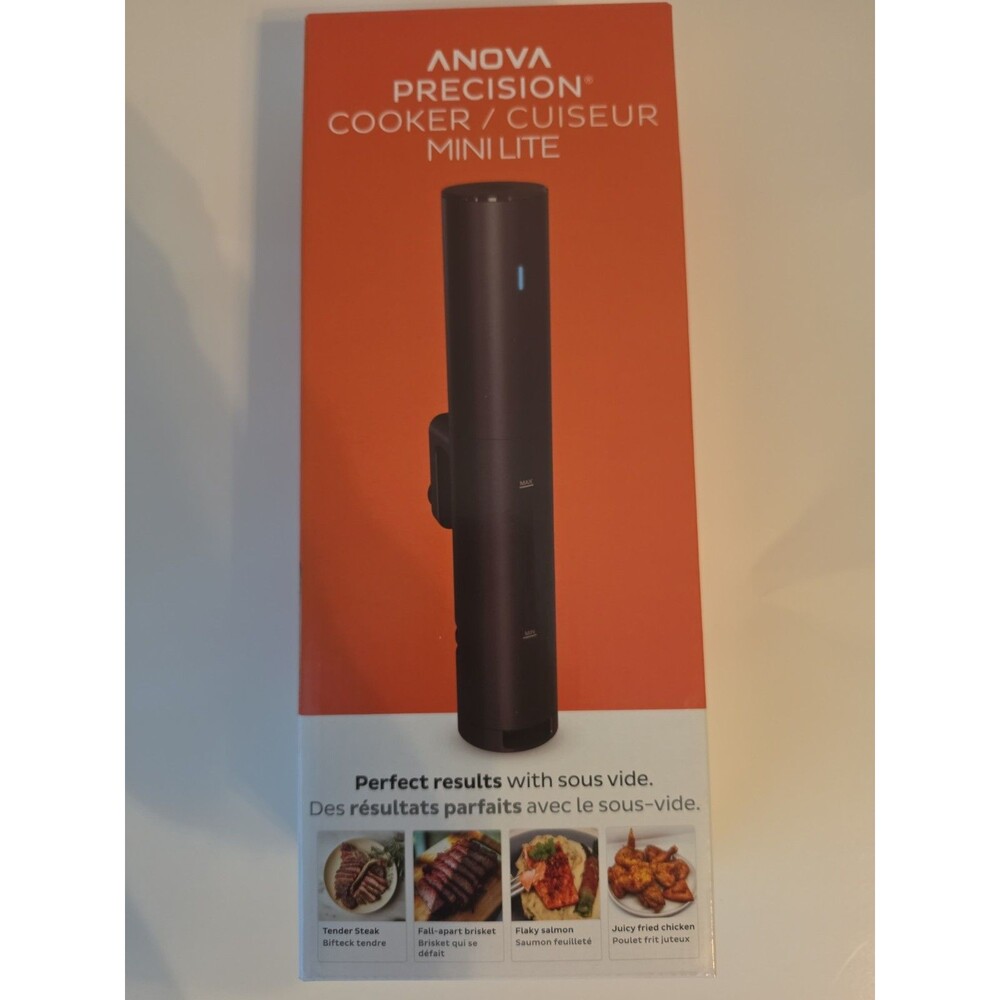 Anova Culinary Sous Vide Cooker Black Precision Mini Immersion Circulator 850W